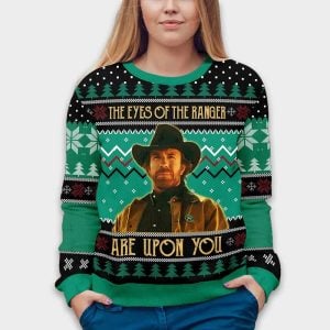 The Eyes Of The Ranger Christmas Ugly Sweater2