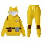 Yellow Hero Pup Costume Hoodie Jogger Set