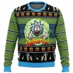 2025 You Gotta Get Schwifty Rick and Morty Ugly Christmas Sweater