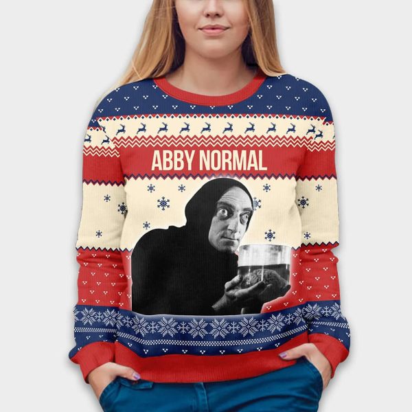 Young Frankenstein Abby Normal Christmas Ugly Sweater