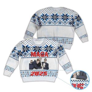 Donald Trump MAGA 2025 Ugly Christmas Sweater 1 Donald Trump MAGA 2025 Ugly Christmas Sweater1