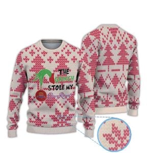 Christmas Tree Crown Royal Grnch Ugly Christmas Sweater