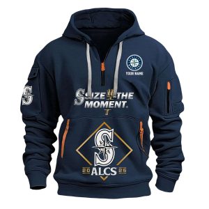 Mariners Seize The Moment ALCS 2025 Champions Quarter Zip Hoodie2