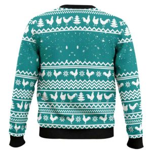 Lets Be Honest I Was Crazy Before The Chickens Ugly Christmas Sweater1
