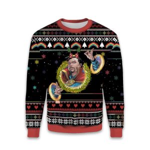 Avengers Classics Dr Strange Marvel Ugly Christmas Sweater