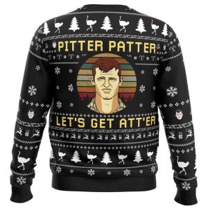 Pitter Patter Lets Get Ater Letterkenny Ugly Christmas Sweater1