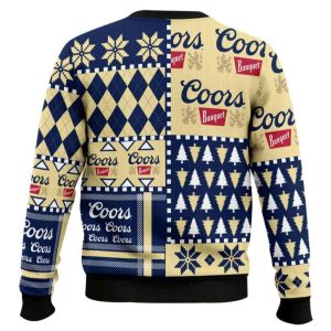 Coors Banquet Suit And Tie Ugly Christmas Sweater1