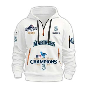 2025 Mariners American League Champions Zip Hoodie1