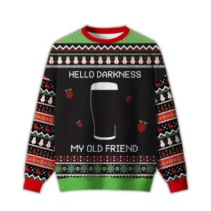 Hello Darkness My Old Friend Ugly Christmas Sweater