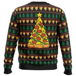 Merry Pizza Ugly Christmas Sweater1