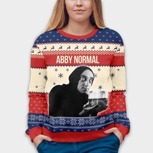 Young Frankenstein Abby Normal Christmas Ugly Sweater2