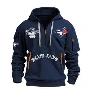 2025 Blue Jays World Series Hoodie Half Zipper