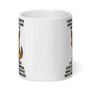 German Shepherd I Never Wish Death Mug1