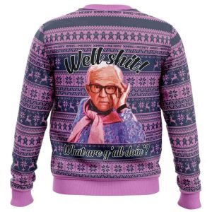 Leslie Jordan Well Shit Ugly Christmas Sweater1