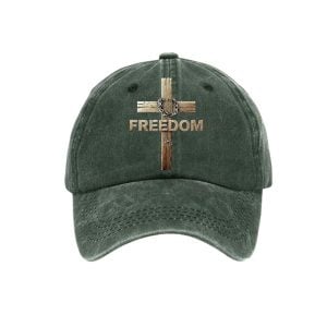 Charlie Kirk Freedom Cross Print Hat3