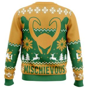 Believe Loki Marvel Ugly Christmas Sweater1