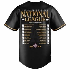 Dodgers National League Champions 2025 Jersey 2 Dodgers National League Champions 2025 Jersey2