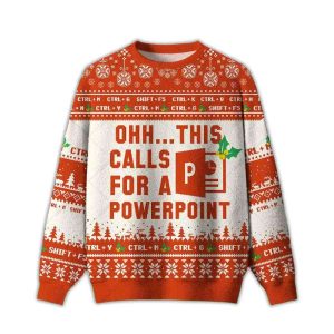 OhhThis Calls for a Powerpoint Ugly Christmas Sweater