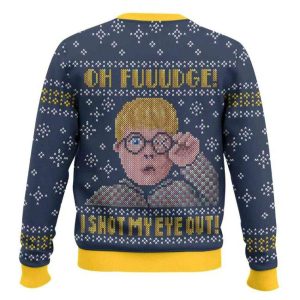 I Shot My Eye Out A Christmas Story Ugly Christmas Sweater1