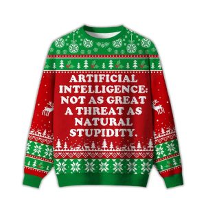 Artificial Intelligence Ugly Christmas Sweater