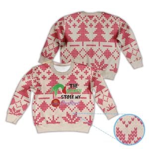 Christmas Tree Crown Royal Grnch Ugly Christmas Sweater1