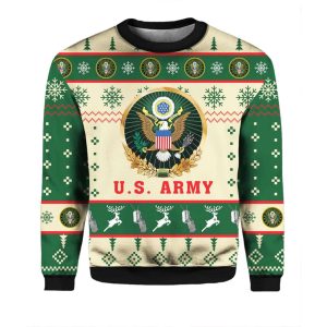 2025 US Army Proudly Served Veterans Ugly Christmas Sweater 1 US Army Proudly Served Veterans Ugly Christmas Sweater 2