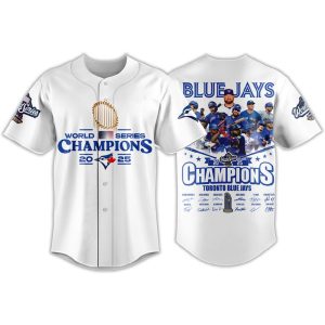 Blue Jays 2025 World Series Champions Baseball Jersey 1 Blue Jays 2025 World Series Champions Baseball Jersey1