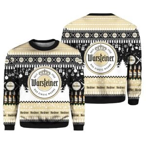 2025 Warsteiner German Beer Christmas Ugly Sweater