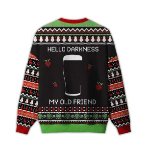 Hello Darkness My Old Friend Ugly Christmas Sweater1