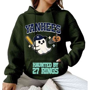 2025 Yankees Haunted By 27 Rings Waffle Hoodie 3 2025 Yankees Haunted By 27 Rings Waffle Hoodie3