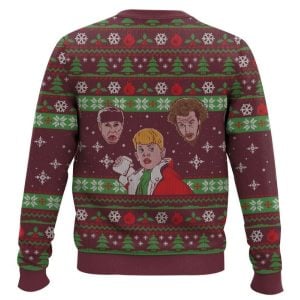 Wet Bandits Caught Red handed Home Alone Ugly Christmas Sweater1