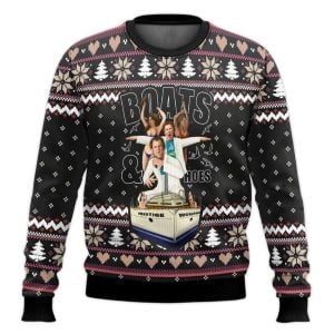 Boats ‘N Hoes Step Brothers Ugly Christmas Sweater