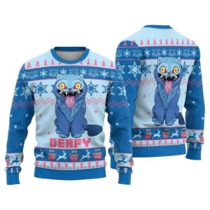 Derpy Tiger Christmas Ugly Sweater