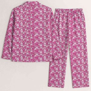 Pink Breast Cancer Long Sleeve Pajama Set1