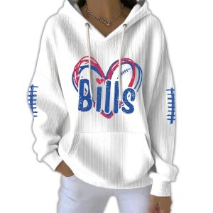 Bills Love Football Pit Striped Hoodie1
