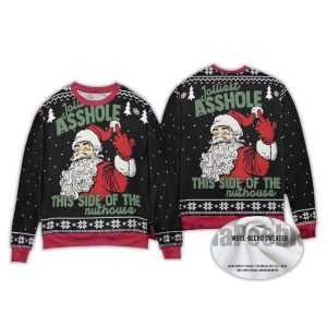 2025 Jolliest Asshole This Side Of The Nuthoasue Ugly Christmas Sweater 1 Jolliest Asshole This Side Of The Nuthoasue Ugly Christmas Sweater1