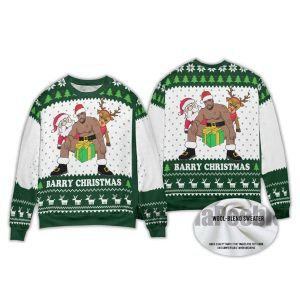 Hilarious Barry Wood Christmas Ugly Sweater
