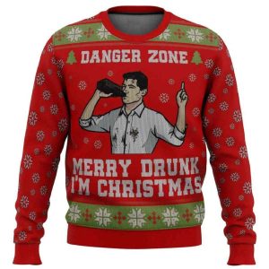2025 Merry Drunk I’m Christmas Sterling Archer Ugly Christmas Sweater