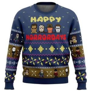 Happy Horrordays Halloween Ugly Christmas Sweater