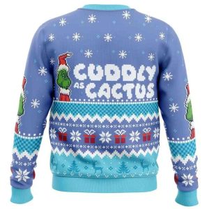 2025 Cuddly as a Cactus Grinch Ugly Christmas Sweater 1 Cuddly as a Cactus Grinch Ugly Christmas Sweater1