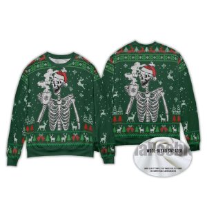 Christmas Skull Ugly Christmas Sweater1