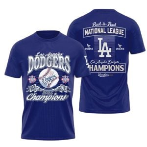 Dodgers 2025 Back To Back National League Champions World Series Shirt