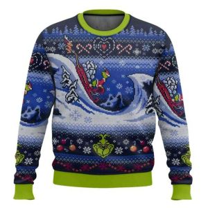 The Grnch Cuddly As A Cactus Ugly Christmas Sweater