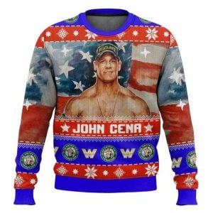 John Cena WWE Ugly Christmas Sweater