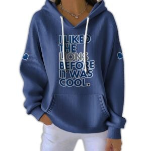 I Liked The Lions Before It Was Cool Pit Striped Hoodie1
