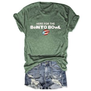 Here For The Benito Bowl Bad Bunny Tee1