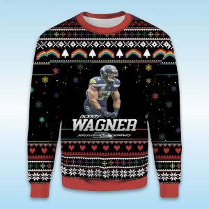 Bobby Wagner Seahawks Ugly Christmas Sweater1