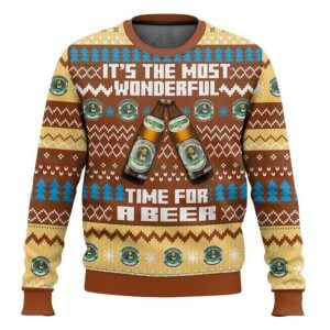 It’s The Most Wonderful Time For A Augustiner Brau Ugly Christmas Sweater