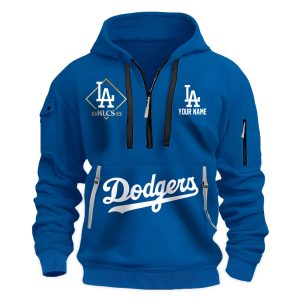 Dodgers 2025 NLCS Quarter Zip Hoodie 2 Dodgers 2025 NLCS Quarter Zip Hoodie