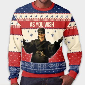 Westley Princess Bride Ugly Christmas Sweater1